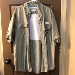 Faded Green Magellan Fishing Button Down